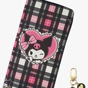 Kuromi wallet. Faux leather.  Super cute!!!!